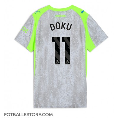 Manchester City Jeremy Doku #11 Tredjedrakt Dame 2025-26 Kortermet Manchester City Jeremy Doku #11 Tredjedrakt Dame 2025-26 Kortermet